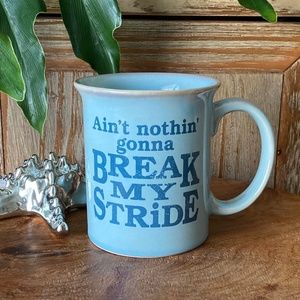 HALLMARK "Stride" Song Lyric Coffee Cup Attitude Mug